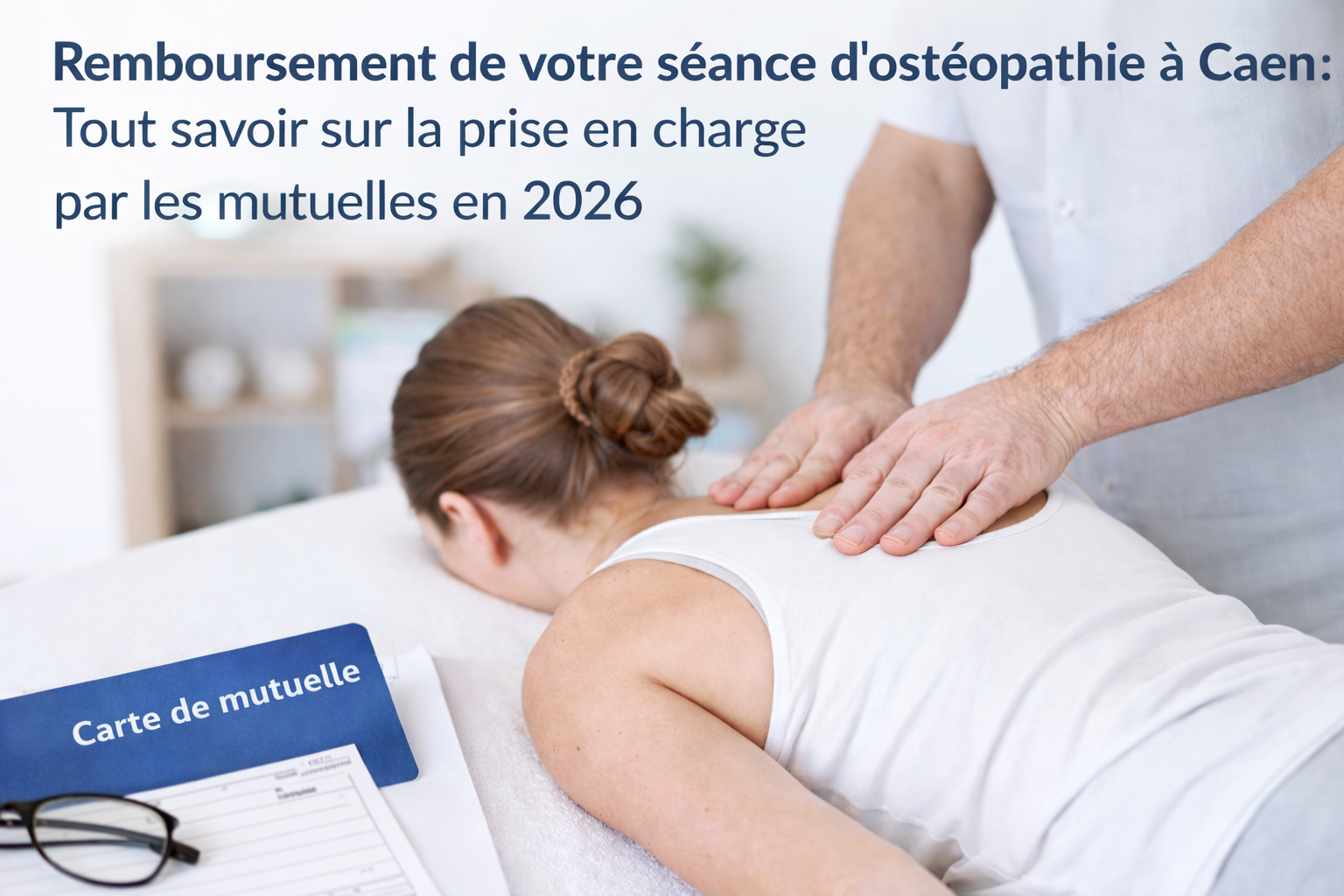 Remboursement de votre séance d'ostéopathie à Caen : Tout savoir sur la prise en charge par les mutuelles en 2026